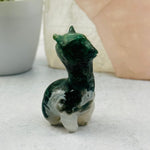 Carved Gemstone Alpaca - You Choose Stone -