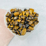 1 lb Bag Tiger Eye Crystal Small Tumbled Stones