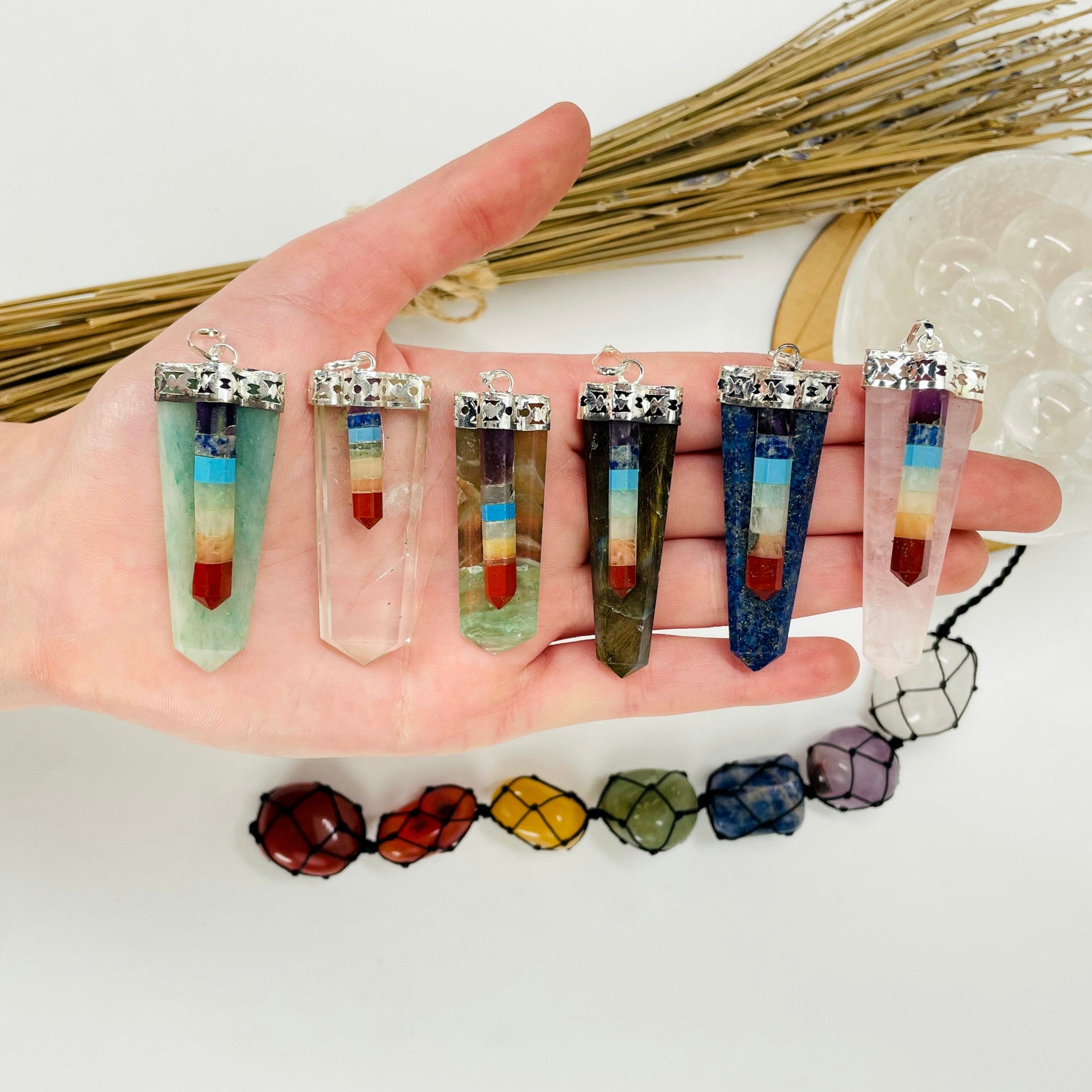 Chakra Point Pendants