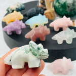 Crystal Carved Dinosaur - You Choose Gemstone