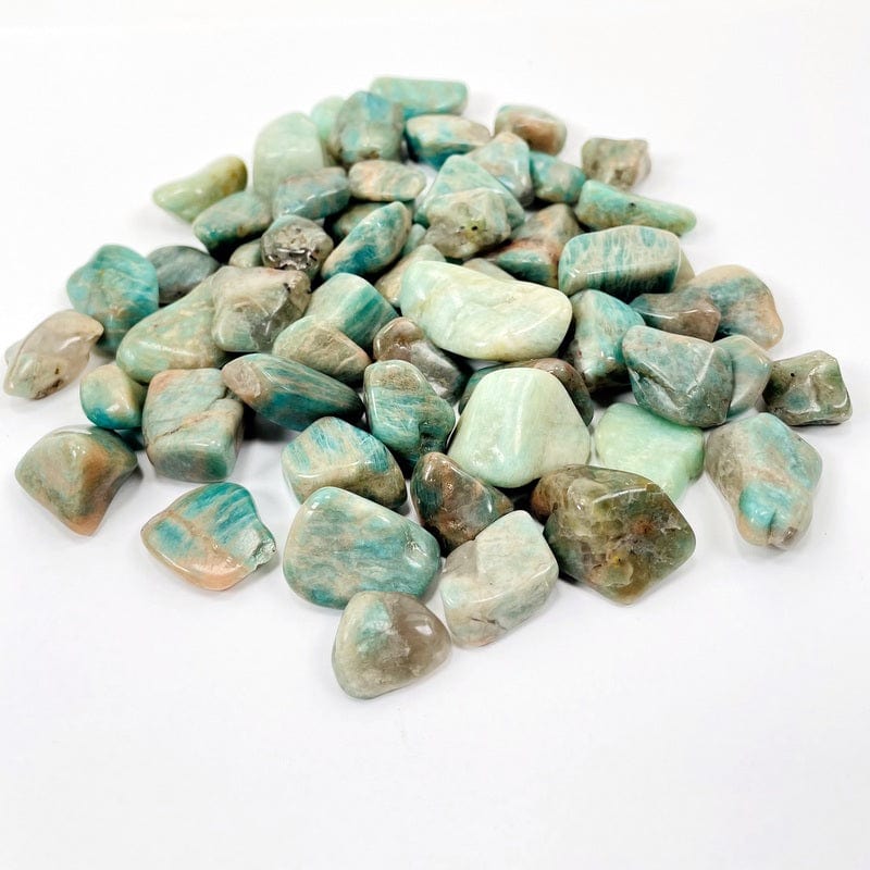 1/2 lb Bag Amazonite Small Tumbled Stones