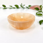 Orange Selenite Bowl - Halloween 8CM