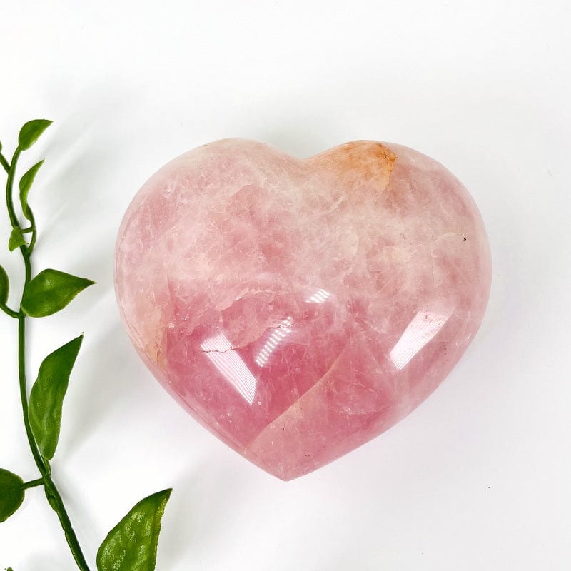 Rose Quartz Puff Polished Crystal Hearts - By Weight Spiritual Gift