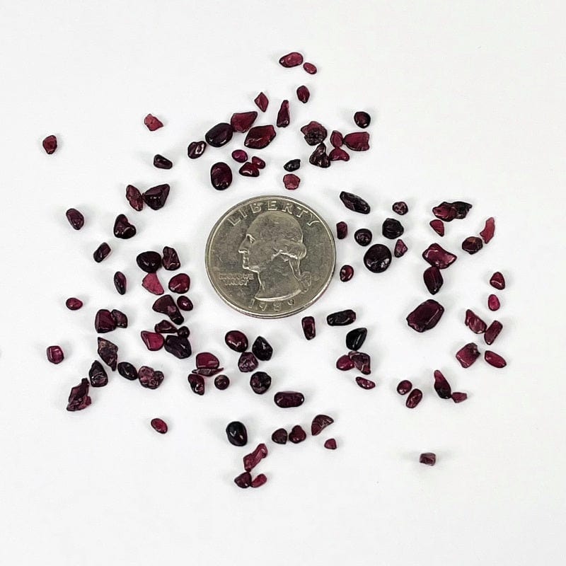 Garnet 1lb Crystal Chips - Small Chips