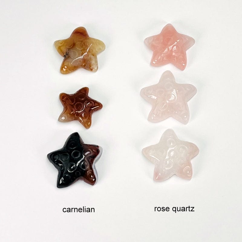 Gemstone Starfish - Carved Sea Star -