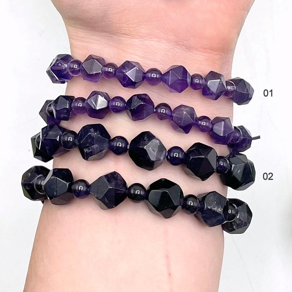 Amethyst Bead Bracelets