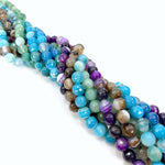 Agate Faceted Bead Strand