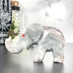 Lepidolite on Matrix Elephant