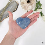 Blue Quartz Heart - You Choose