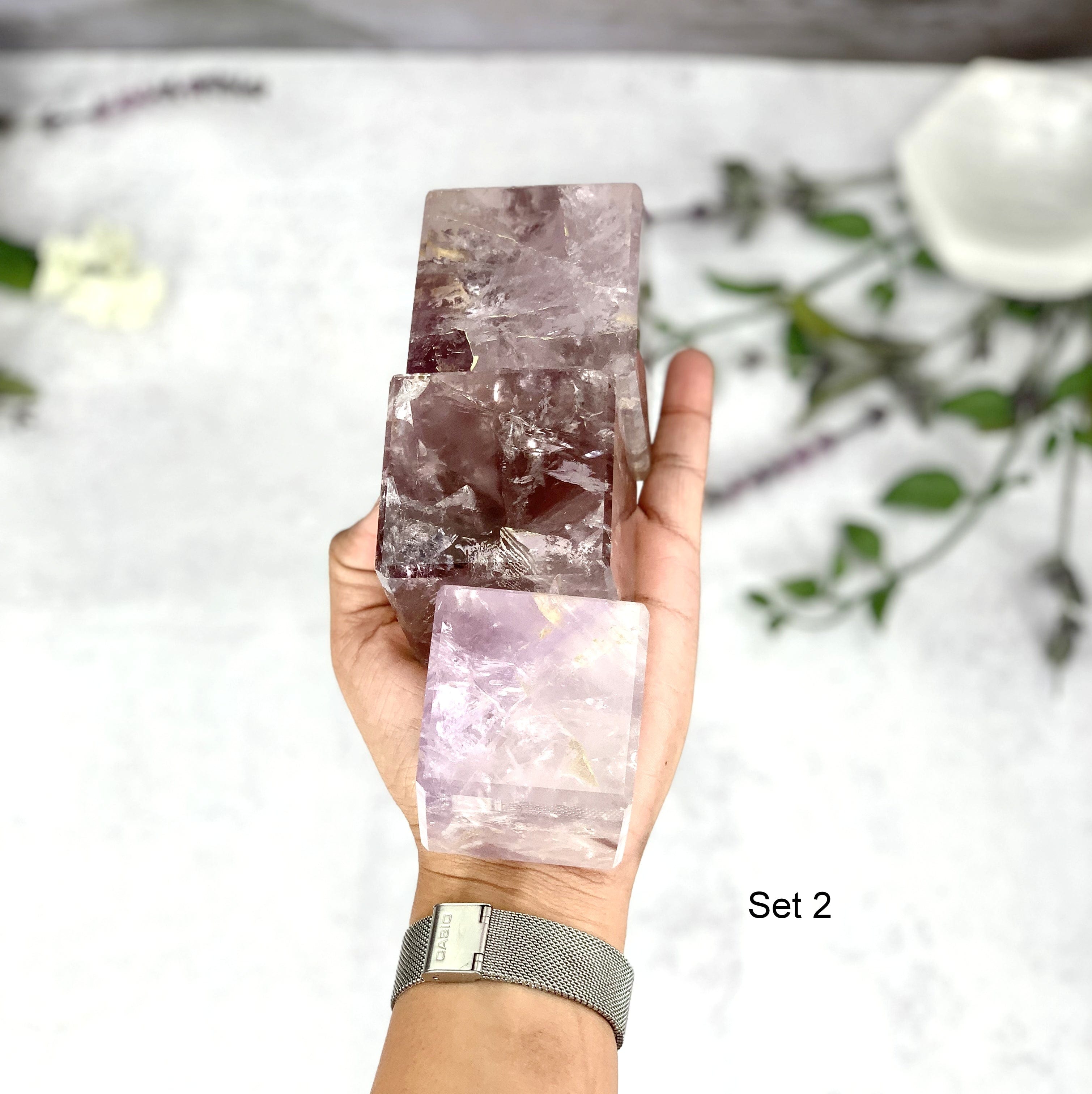 1 Set of Amethyst Cubes - You Choose