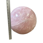 Huge Rose Quartz Sphere - Over 127pounds - Zen Space Decor -