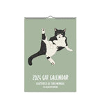 Cat Wall Calendar 2024