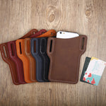 Retro Short Cell Phone Case Belt Bag