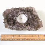 Amethyst Cluster Candle Holder - Dark Amethyst(DOOAK-S38-35)