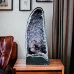 Amethyst Cathedral Crystal Geode Home Decor