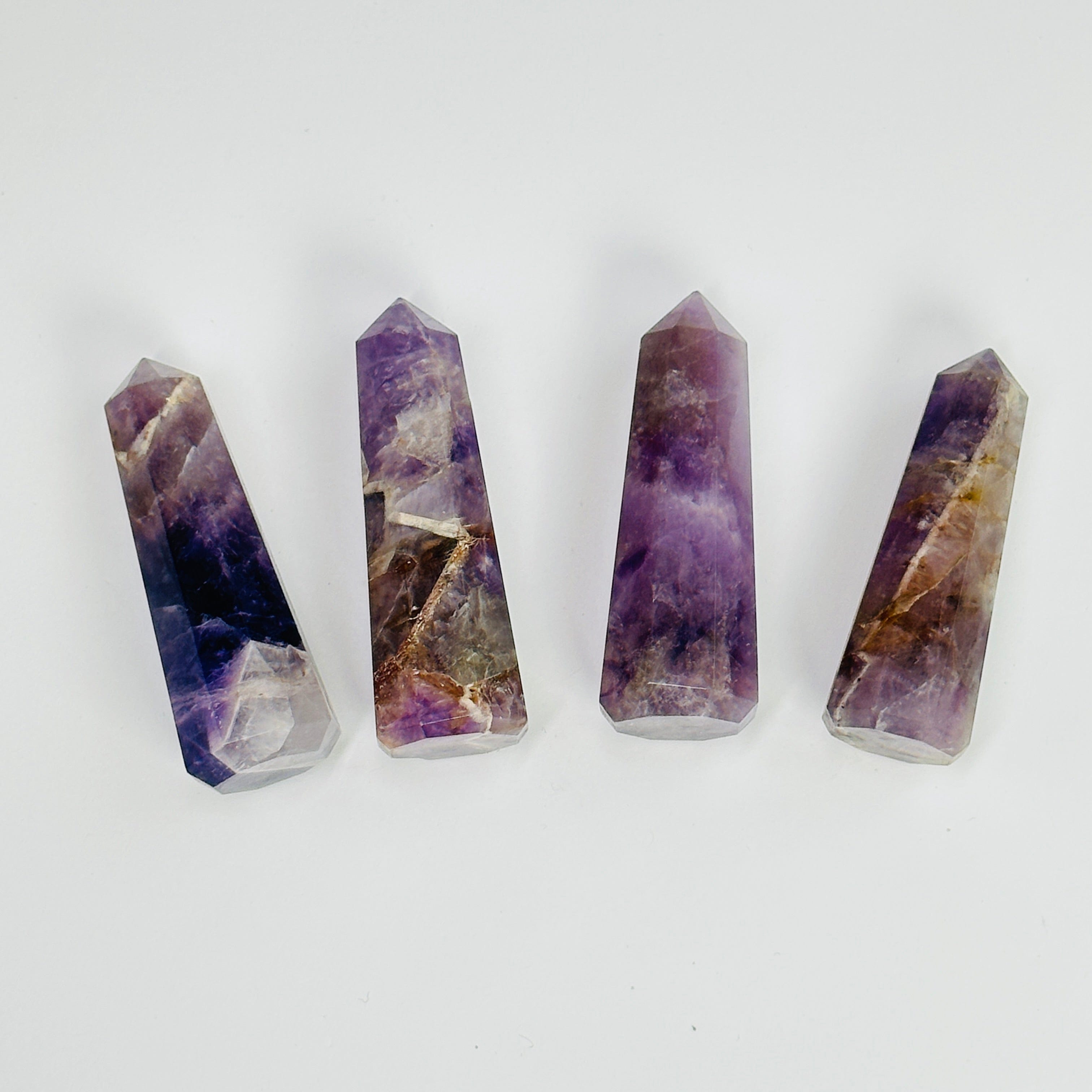 Large Amethyst Tower Obelisk Point Drilled