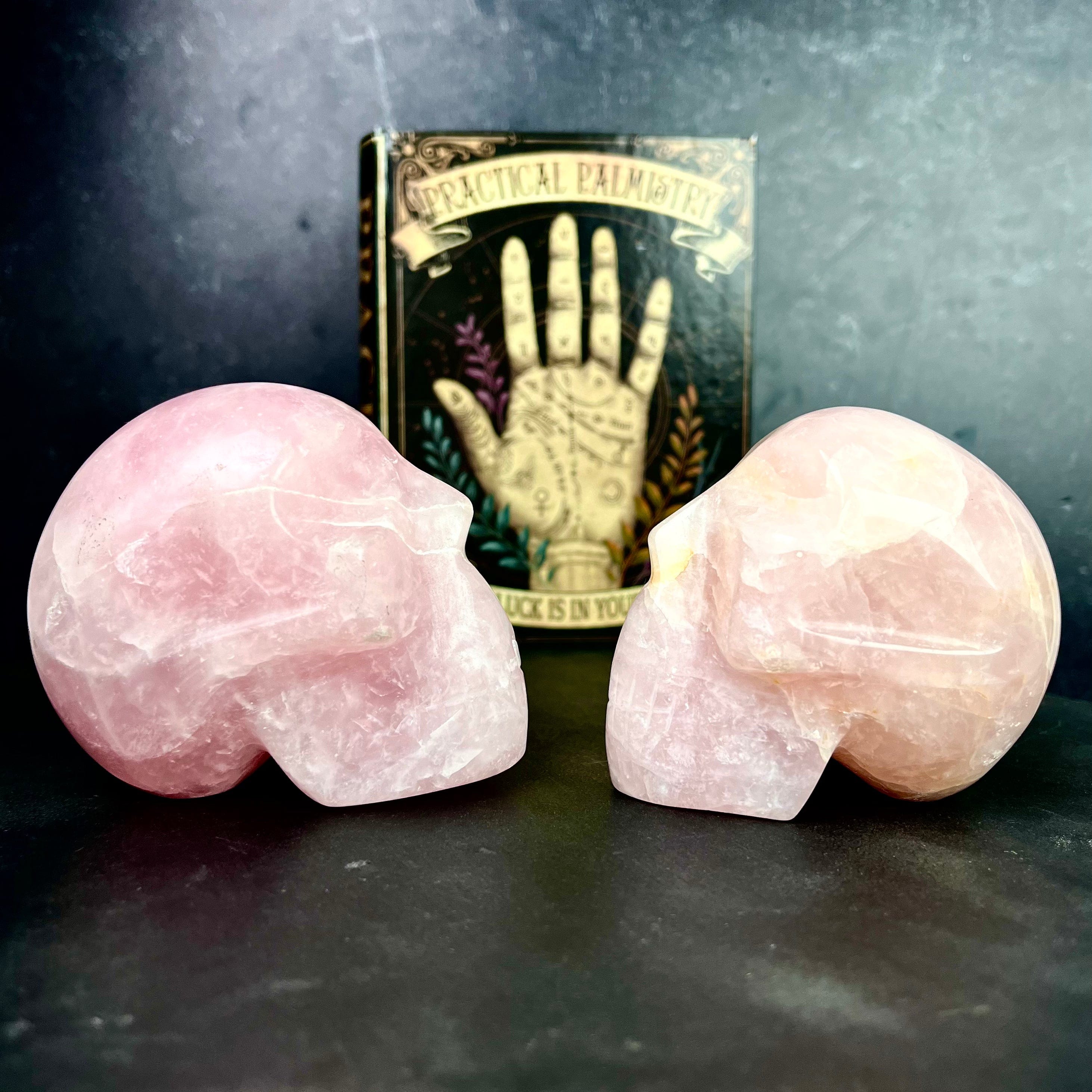 Rose Quartz Polished Skull - You Choose