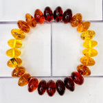 Baltic Amber Bracelet - Rondelle Beaded