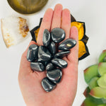 Hematite Tumbled Gemstones - 1/2 lb bags - Small Polished Stones (TS-11)