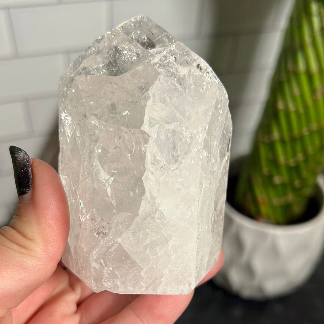 Crackle Quartz Point