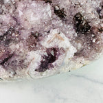 Amethyst Cluster Druzy Heart