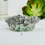 Fluorite with Pyrite and Crystal Quartz growth YOU CHOOSE