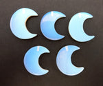 Gemstones Half Crescent Moon - Drilled or Undrilled