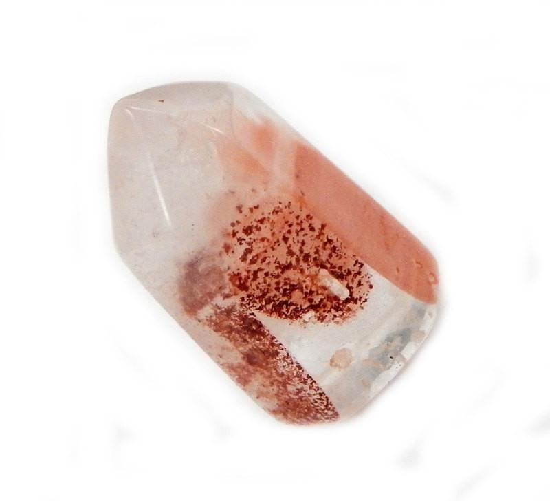 Petite Red Hematite Crystal Quartz Point - Chakra Cleansing(RK37B12-07)