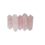 Rose Quartz Double Terminated Point - Crystal Healing -Chakra Stone (RK37B12-06)