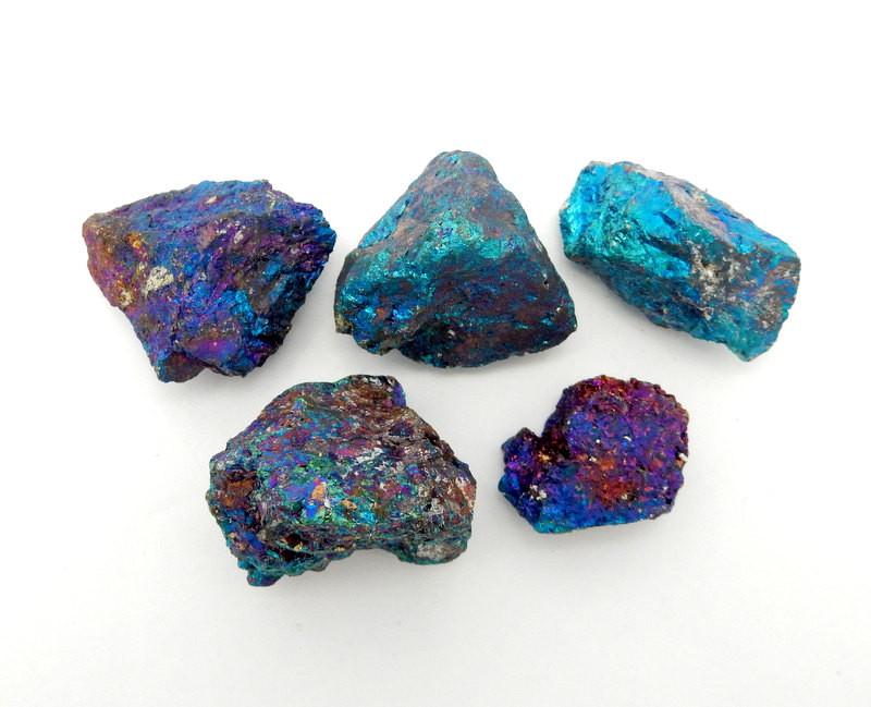 Peacock Ore- Chalcopyrite - Stone Chakra Reiki Jewelry Supply (BLKBIN-02A)