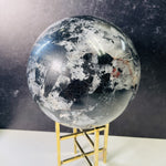 Black Tourmaline Quartz Gigantic Sphere - OOAK