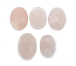 Rose Quartz Worry Stone Slab - Thumb Stone - Palm Stone - Metaphysical - Chakra